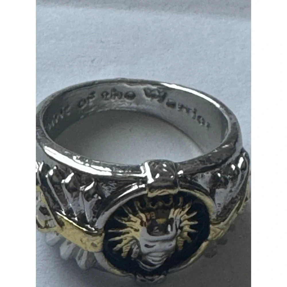 Spirit of the Warrior Two Tone Chief Ring Size 9 – New Without Tags
